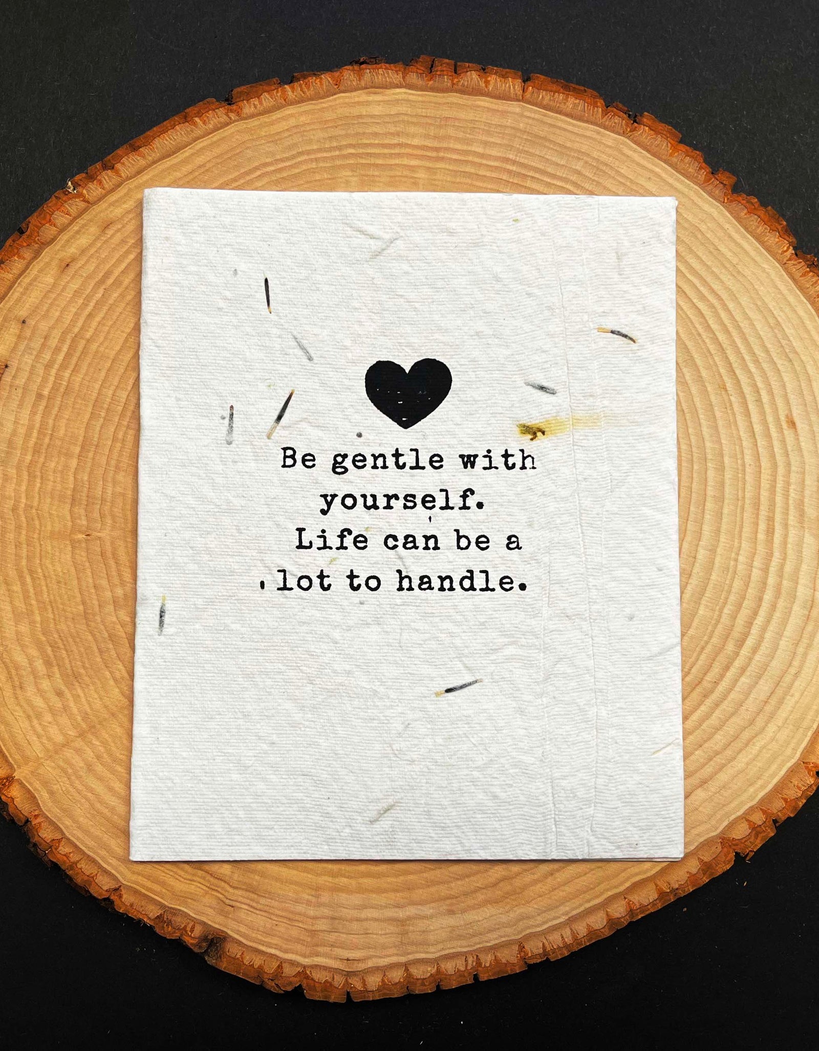 Seed Paper Plantable Card - Be gentle by Soothi