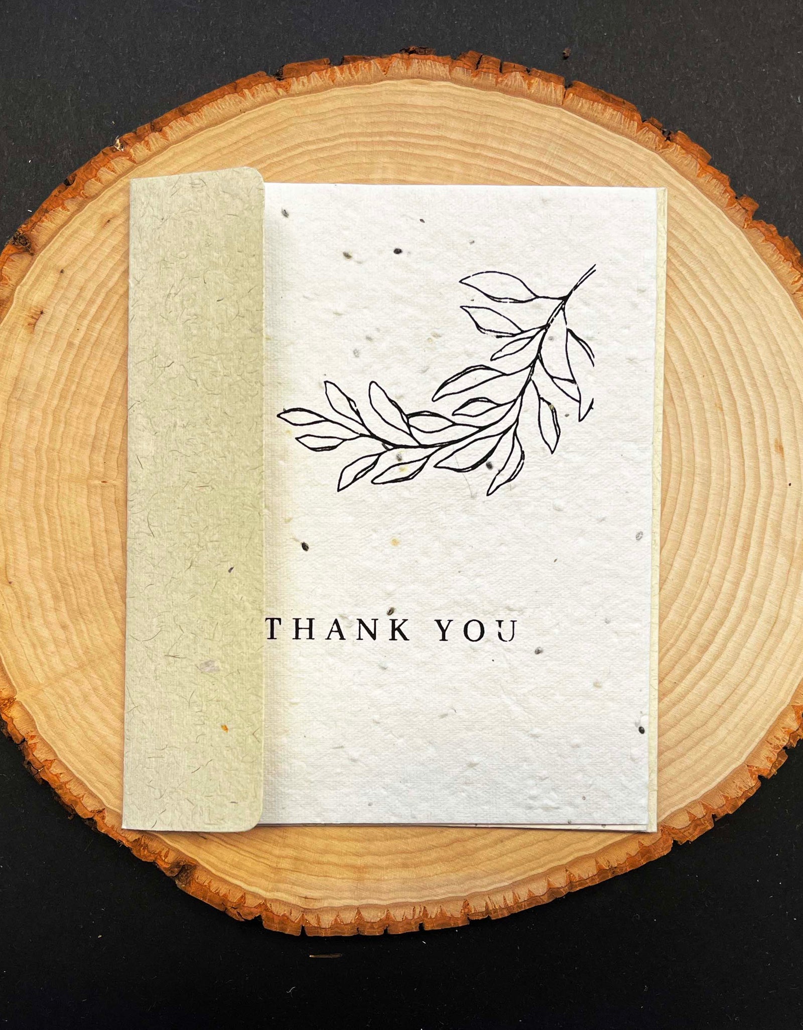 Thank You Seed Paper Greeting Card by Soothi