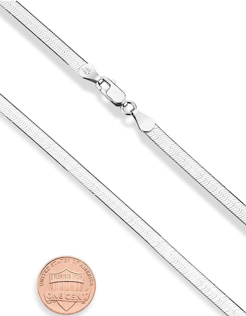 Load image into Gallery viewer, Donatello Gian Solid Sterling Silver Flat Necklace - 5 Lengths by Donatello Gian

