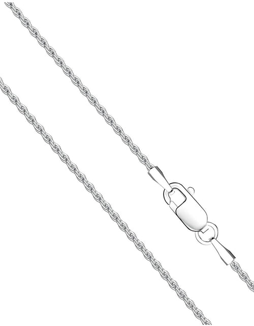 Load image into Gallery viewer, Solid Sterling Silver Rope Chain Choker Necklace - 3 Length Options by Donatello Gian
