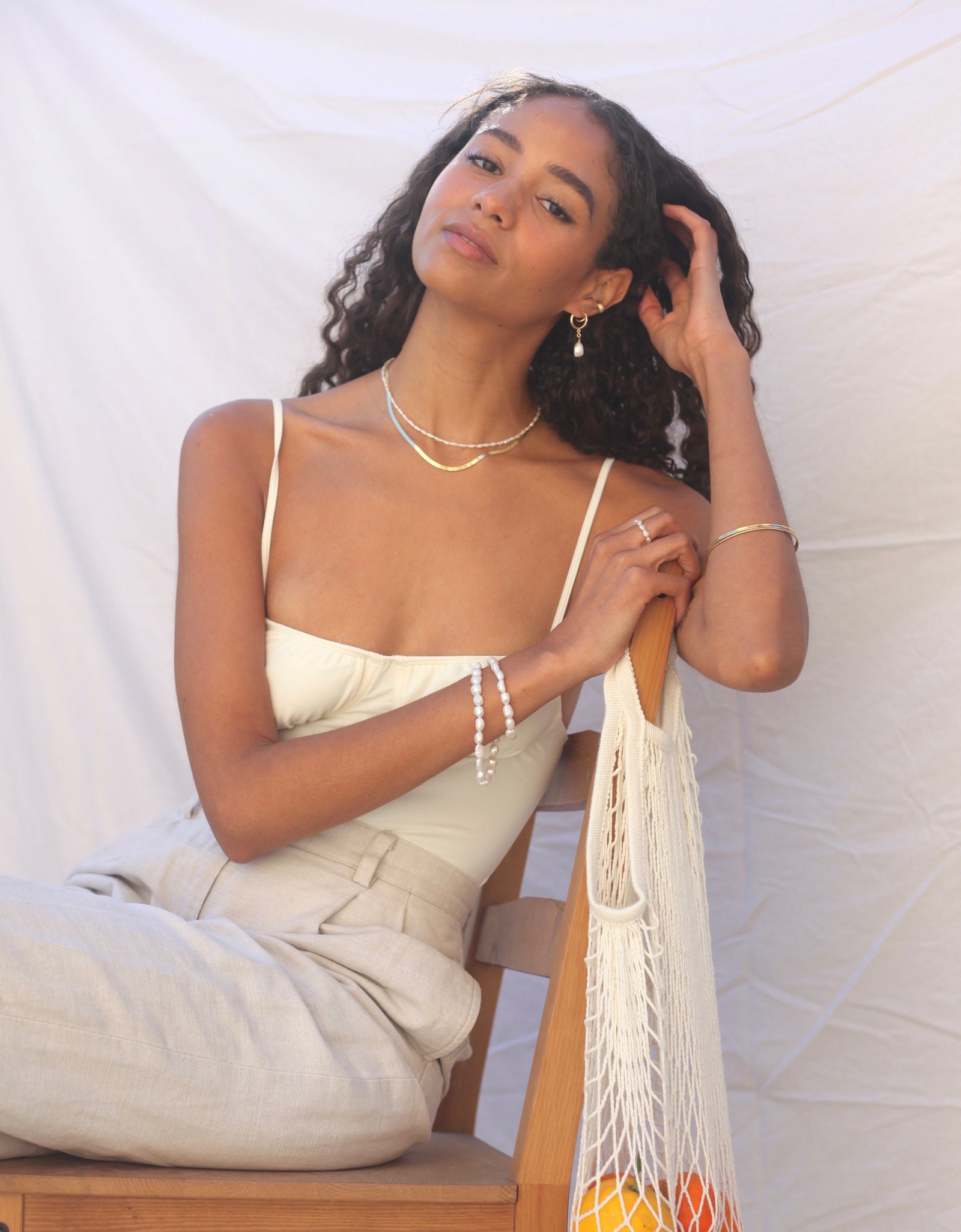 Herringbone Necklace by Urth and Sea