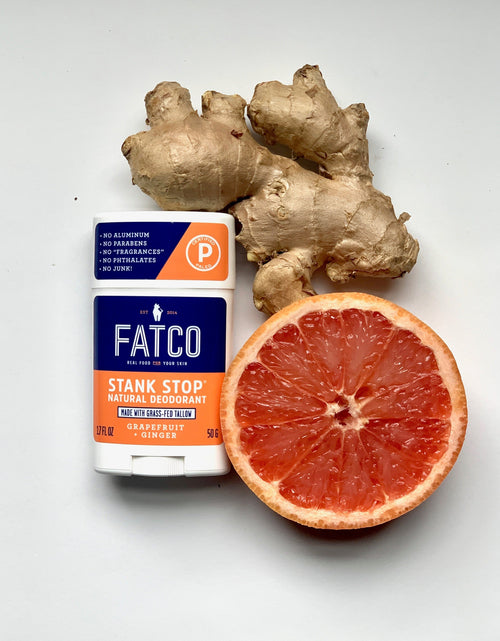 Load image into Gallery viewer, Stank Stop Deodorant Stick, Grapefruit+Ginger, 1.7 Oz by FATCO Skincare Products
