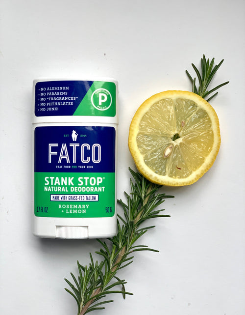 Load image into Gallery viewer, Stank Stop Deodorant Stick, Rosemary+Lemon, 1.7 Oz by FATCO Skincare Products
