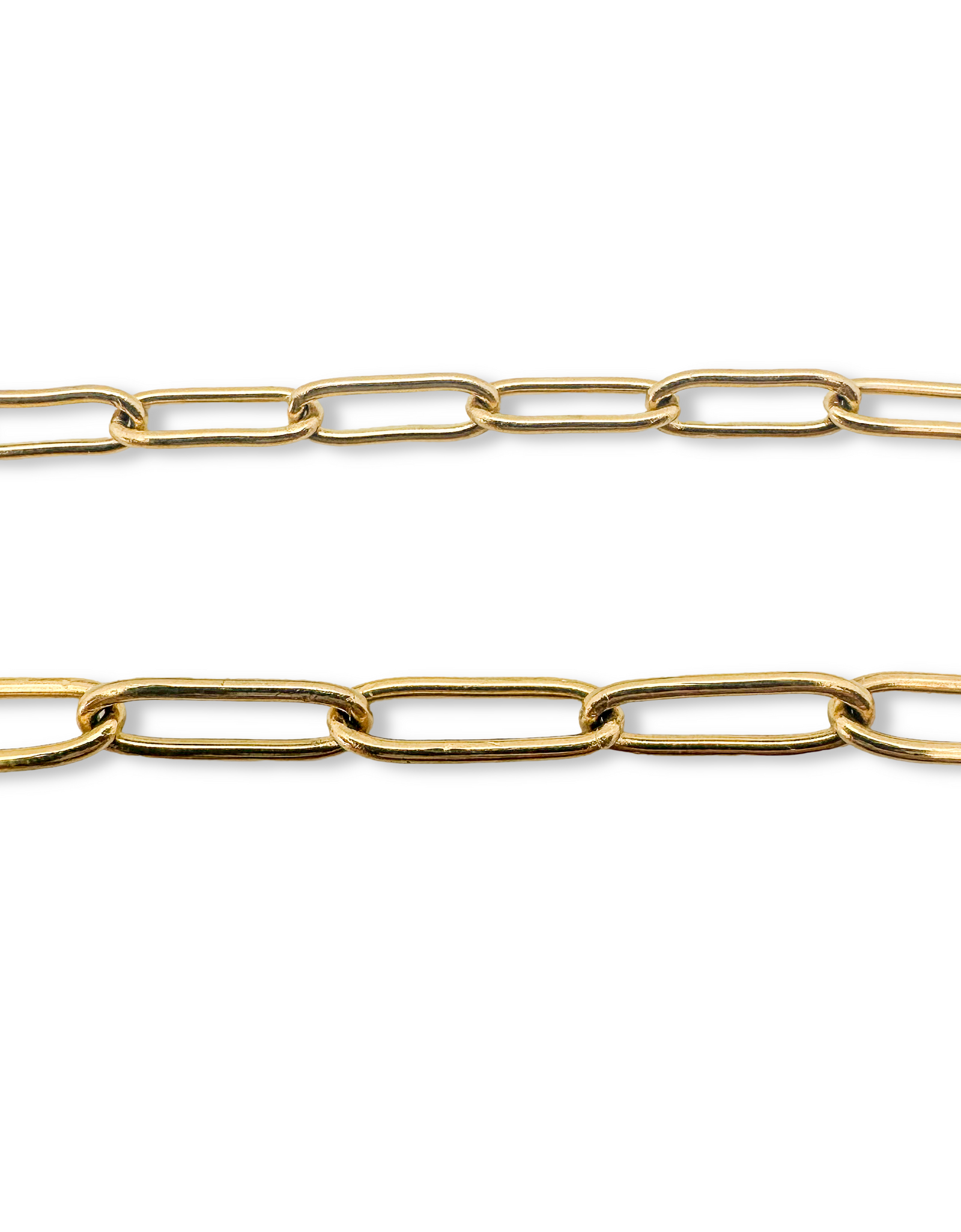 Paperclip Classic Gold Necklace Chain by ETHICGOODS