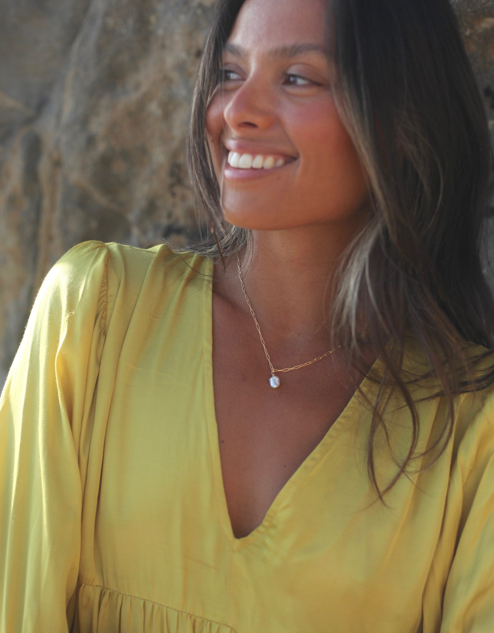 Keishi Pearl Necklace by Urth and Sea