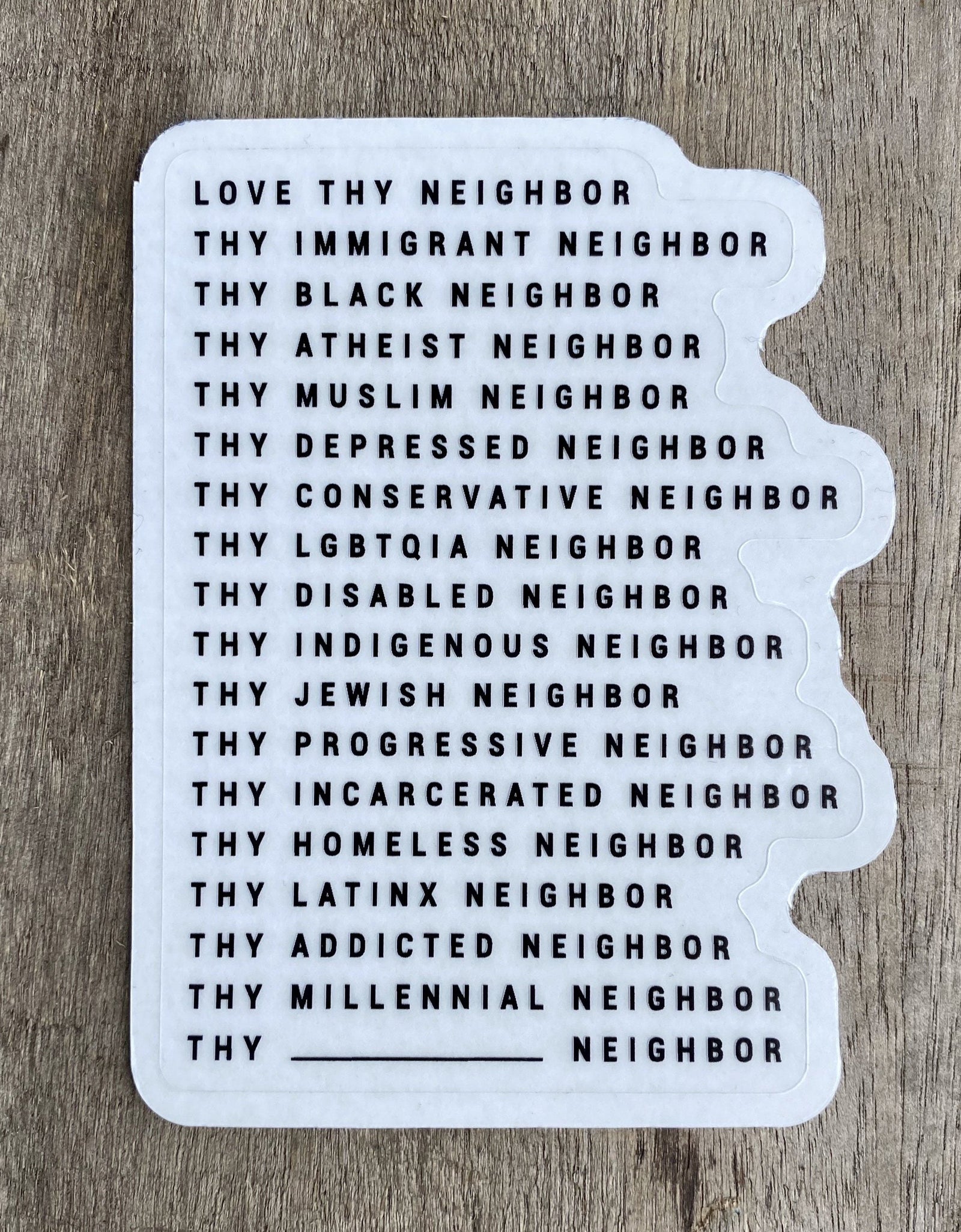 Love Thy - Special Edition  | Sticker by The Happy Givers