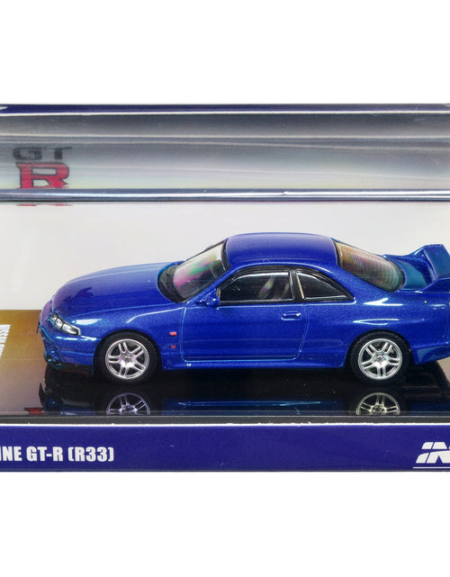 Load image into Gallery viewer, Nissan Skyline GT-R (R33) RHD (Right Hand Drive) Bayside Blue Metallic 1/64 Diecast Model Car by Inno Models
