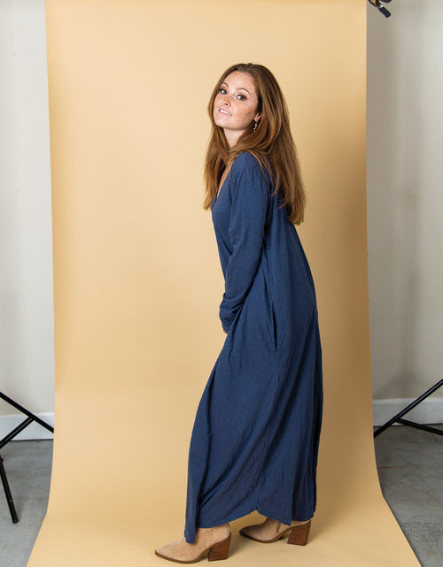 Load image into Gallery viewer, Be Clever Duo Dress - Inky Blue by And For Good
