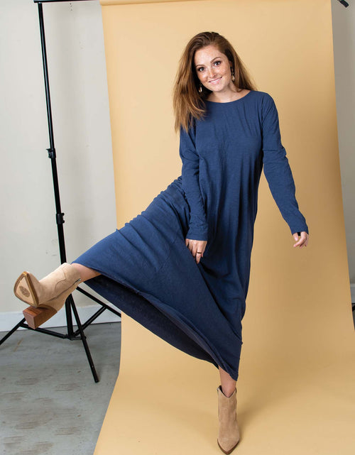 Load image into Gallery viewer, Be Clever Duo Dress - Inky Blue by And For Good
