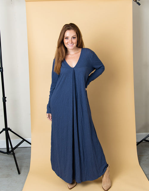 Load image into Gallery viewer, Be Clever Duo Dress - Inky Blue by And For Good
