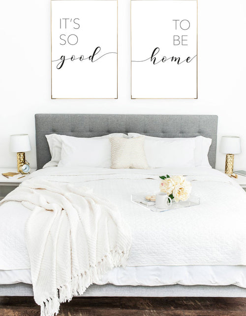 Load image into Gallery viewer, It's So Good To Be Home Bedroom Living Room Hallway Set Of 2 Prints by WinsterCreations™ Official Store
