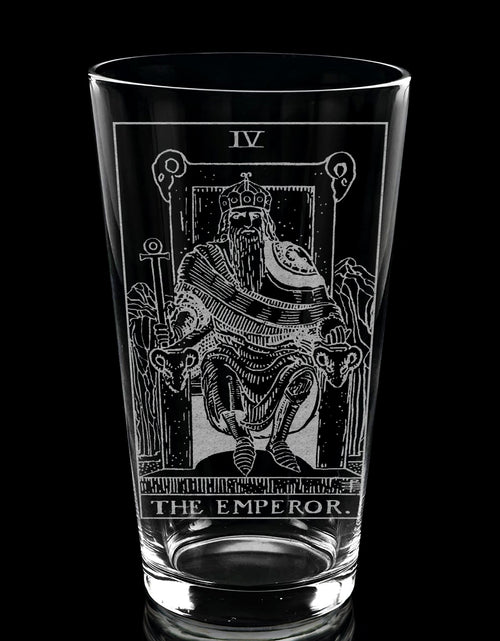 Load image into Gallery viewer, RIDER-WAITE TAROT CARD Pint Glasses by LumEngrave
