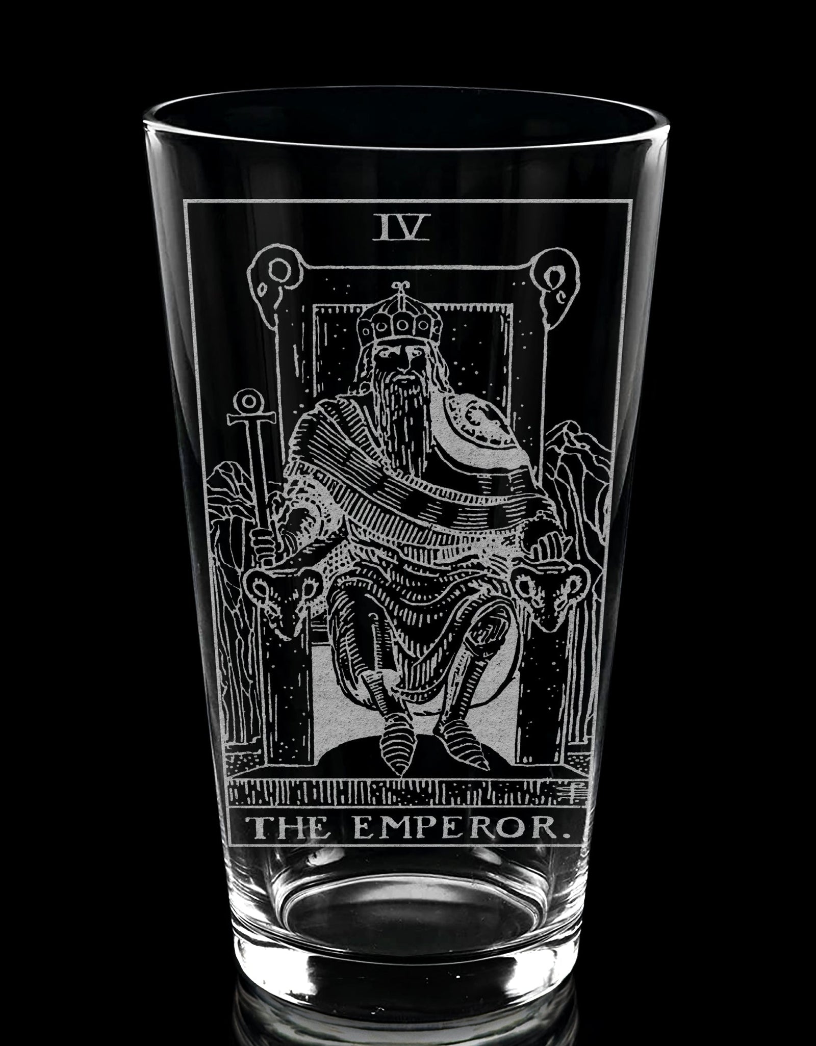 RIDER-WAITE TAROT CARD Pint Glasses by LumEngrave
