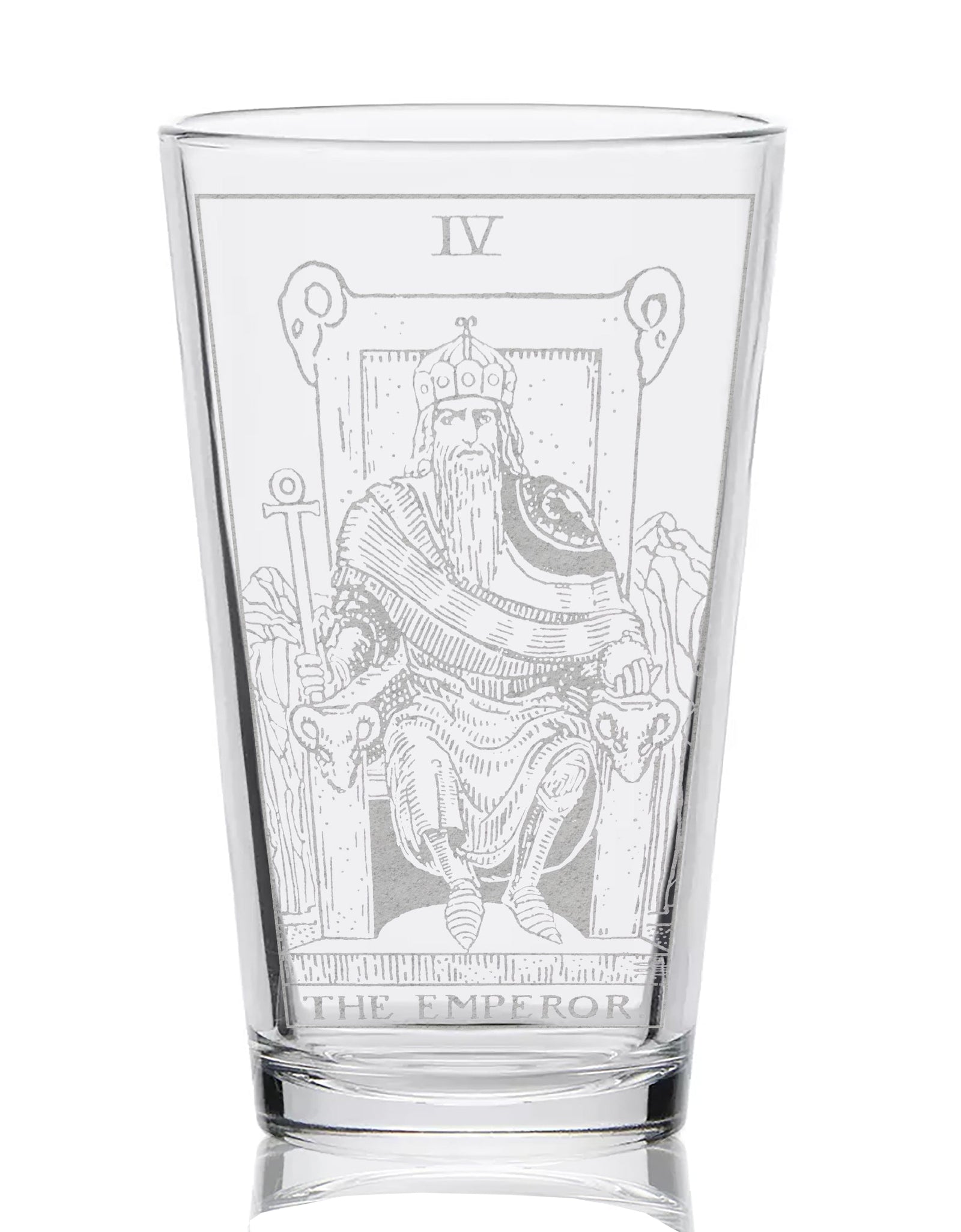 RIDER-WAITE TAROT CARD Pint Glasses by LumEngrave