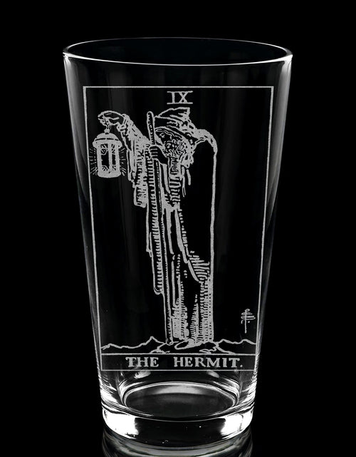 Load image into Gallery viewer, RIDER-WAITE TAROT CARD Pint Glasses by LumEngrave
