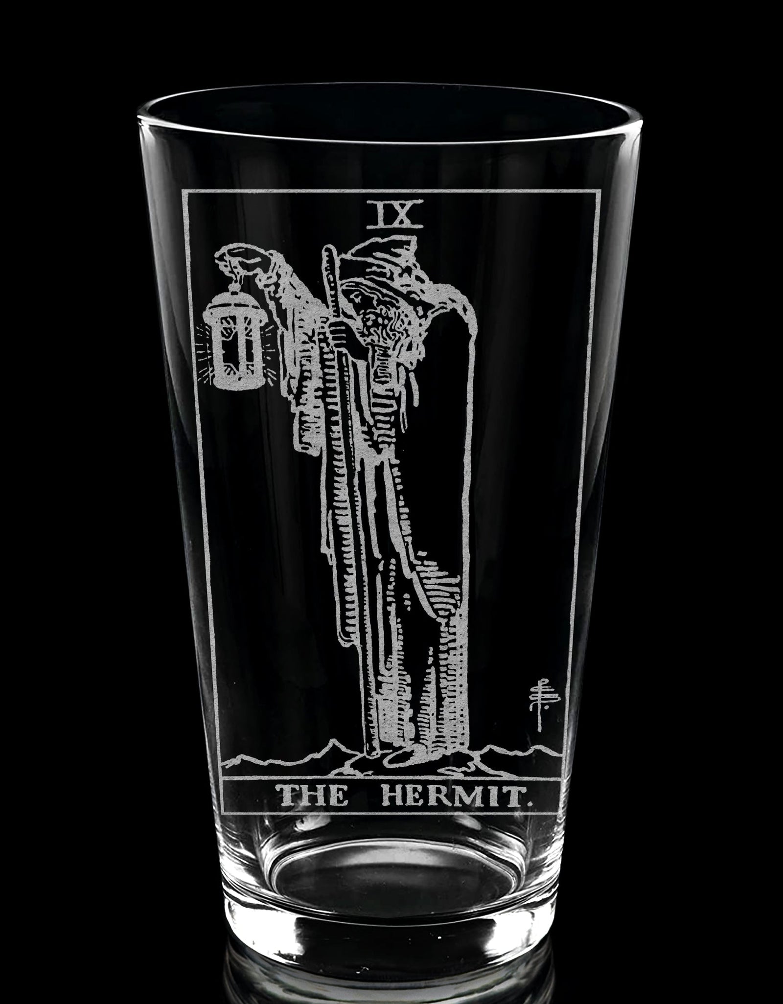 RIDER-WAITE TAROT CARD Pint Glasses by LumEngrave