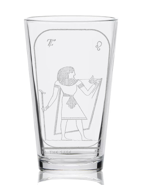 Load image into Gallery viewer, EGYPTIAN TAROT CARD Pint Glasses by LumEngrave
