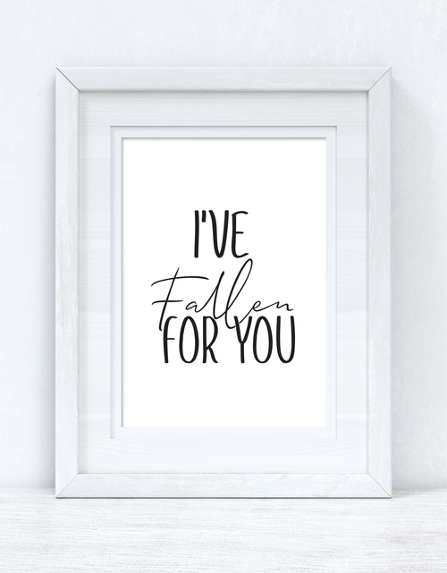 Load image into Gallery viewer, I've Fallen For You Autumn Seasonal Wall Home Decor Print by WinsterCreations™ Official Store
