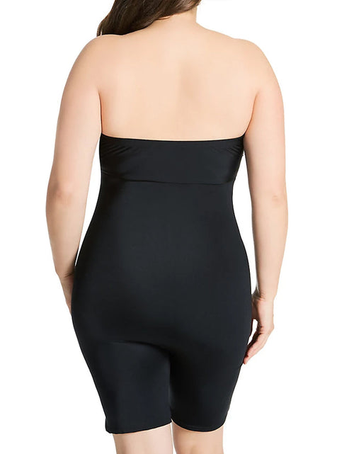 Load image into Gallery viewer, InstantFigure  Curvy Strapless Bandeau Shorts w/open gusset WBS011C by InstantFigure INC
