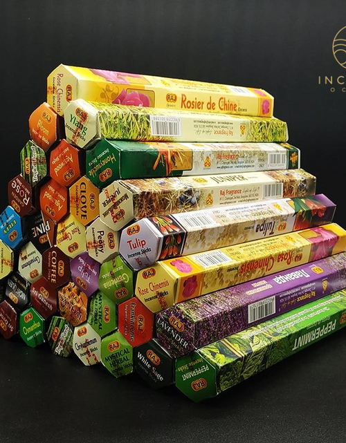 Load image into Gallery viewer, Indian Incense Stick Handmade Aromatherapy Sticks 20 Sticks Per Box by incenseocean
