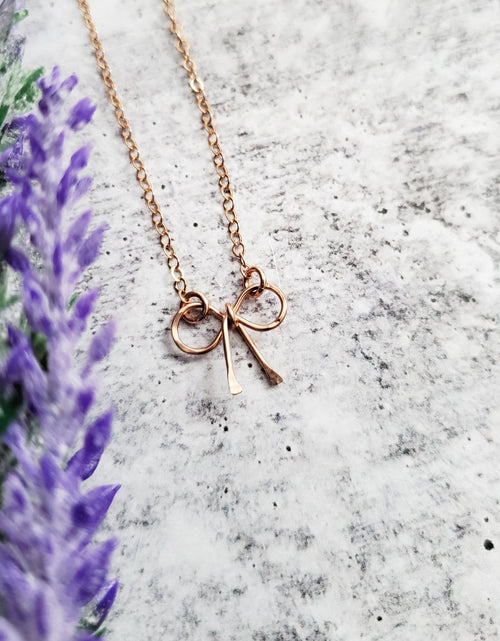 Load image into Gallery viewer, Infinity Knot Necklace for Bridesmaids by Salt and Sparkle
