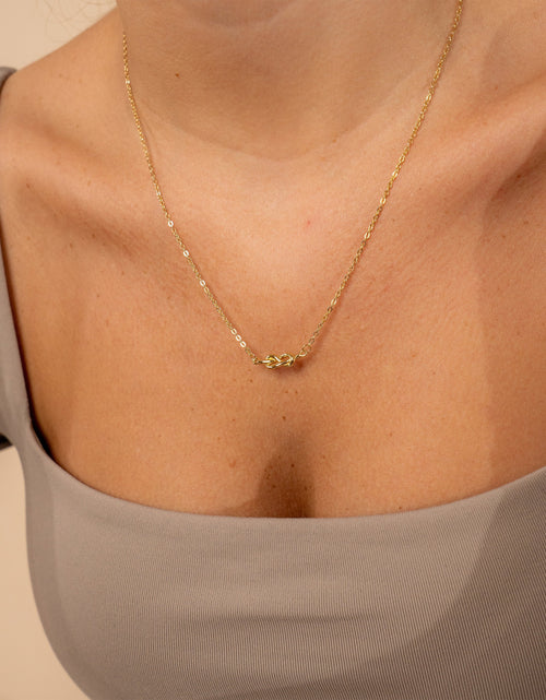 Load image into Gallery viewer, Sterling Silver Infinity Love Knot Necklace by Sterling Forever

