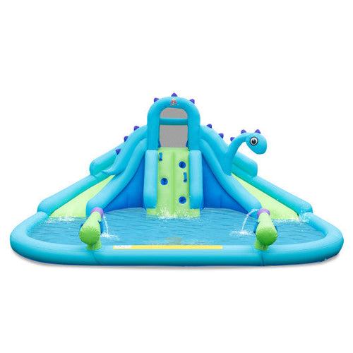 Load image into Gallery viewer, Inflatable Water Slide with Dual Slides and Large Splash Pool (Without Blower)
