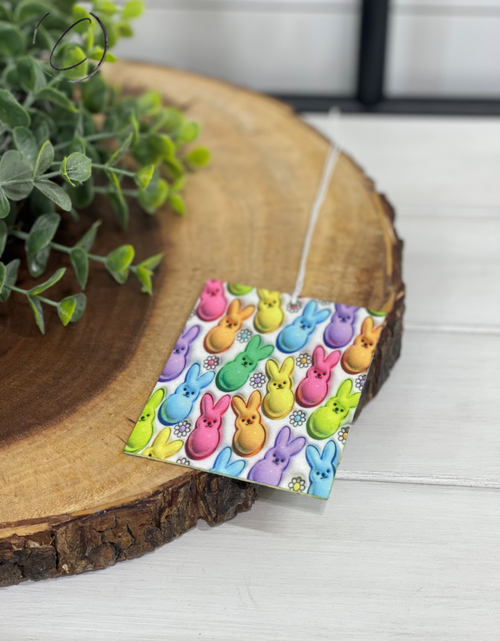 Load image into Gallery viewer, Inflated Colorful Peeps Car Freshener by CMD Wholesale
