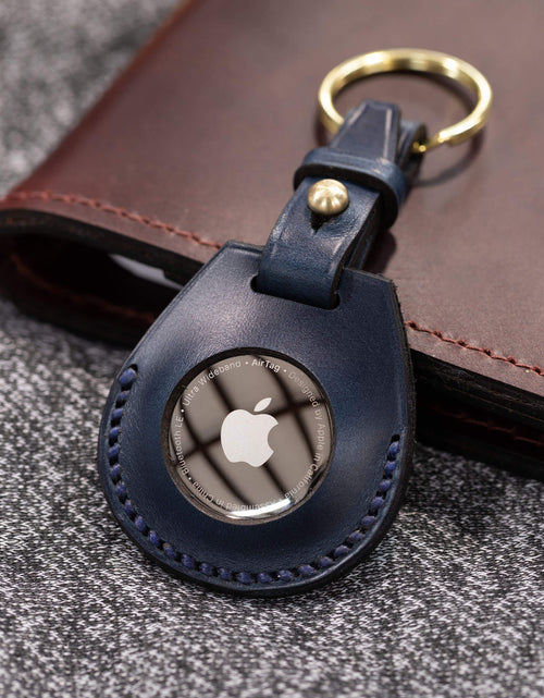 Load image into Gallery viewer, Leather Apple Air Tag Holder by Lifetime Leather Co
