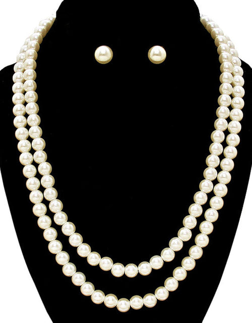 Load image into Gallery viewer, Pearl Necklaces with Matching Earrings by Madeline Love
