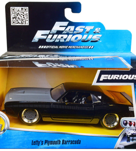 Letty's Plymouth Barracuda "Fast & Furious 7" Movie 1/32 Diecast Model Car by Jada