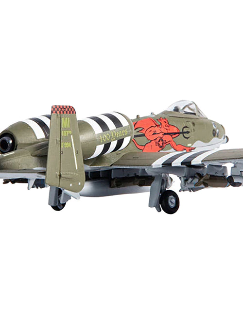 Load image into Gallery viewer, Fairchild Republic A-10A Thunderbolt II Aircraft "US Air Force 107th Fighter Squadron 100th Anniversary Edition" (2018) 1/144 Diecast Model by JC Wings
