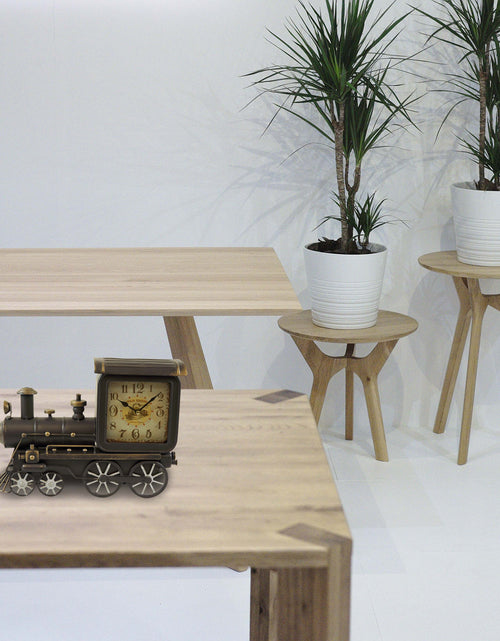Load image into Gallery viewer, Table clock - Old Train Table Clock by Peterson Housewares &amp; Artwares
