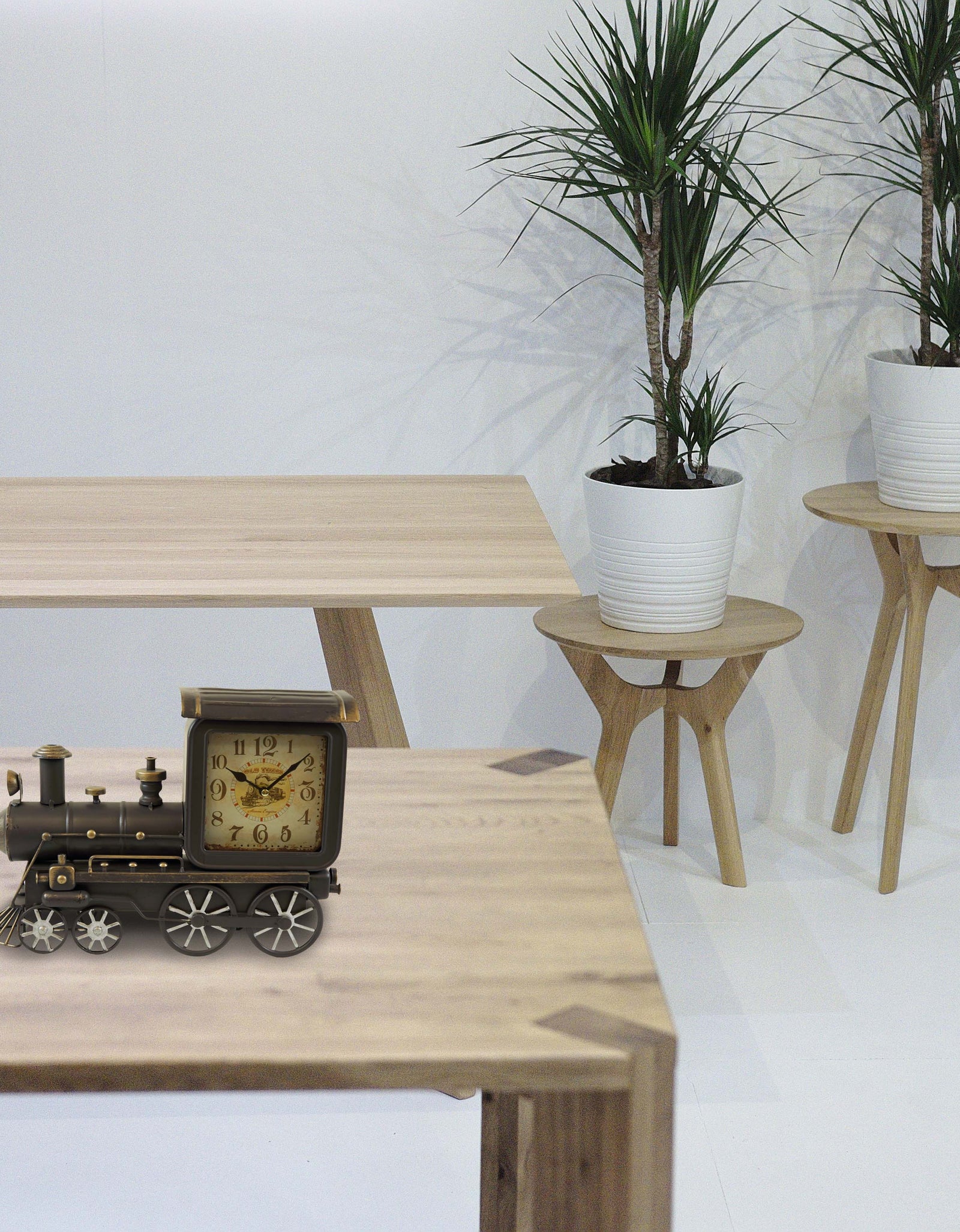 Table clock - Old Train Table Clock by Peterson Housewares & Artwares