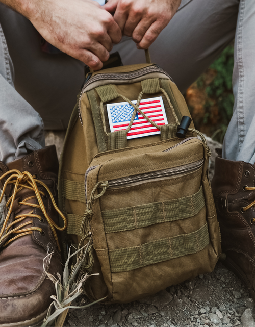 Load image into Gallery viewer, Tactical USA Flag Patch with Detachable Backing by Jupiter Gear
