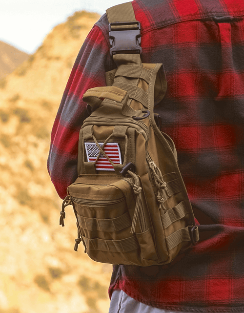 Load image into Gallery viewer, Tactical USA Flag Patch with Detachable Backing by Jupiter Gear
