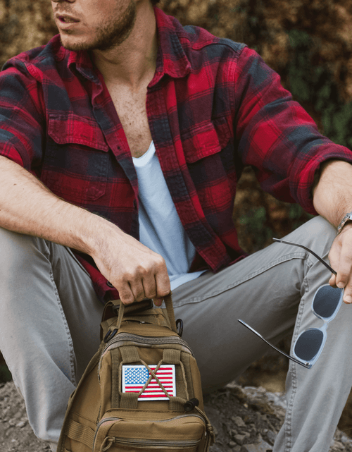 Load image into Gallery viewer, Tactical USA Flag Patch with Detachable Backing by Jupiter Gear
