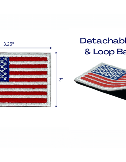 Load image into Gallery viewer, Tactical USA Flag Patch with Detachable Backing by Jupiter Gear
