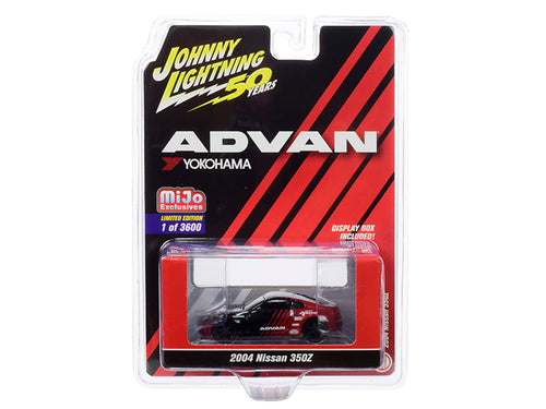 Load image into Gallery viewer, 2004 Nissan 350Z ADVAN Yokohama "Johnny Lightning 50th Anniversary" Limited Edition to 3600 pieces Worldwide 1/64 Diecast Model Car by Johnny Lightning

