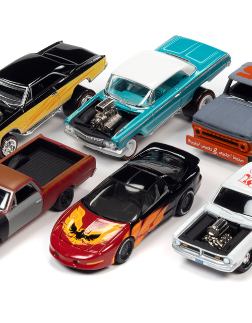 Load image into Gallery viewer, "Street Freaks" 2021 Set A of 6 Cars Release 4 1/64 Diecast Model Cars by Johnny Lightning

