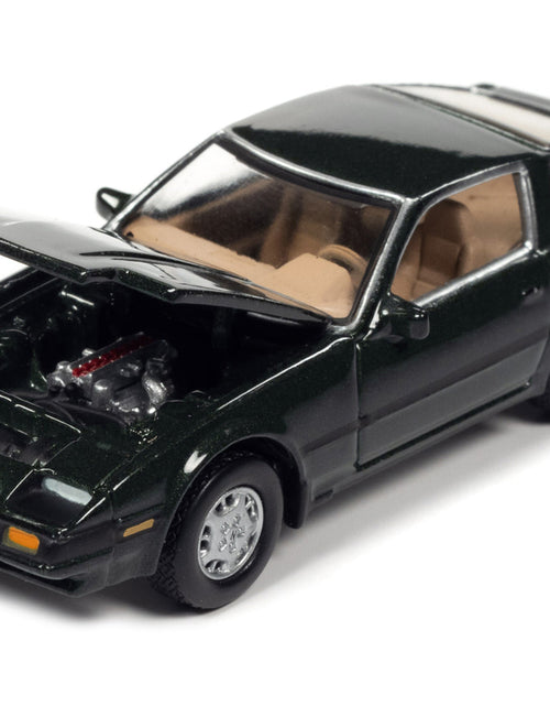 Load image into Gallery viewer, 1984 Nissan 300ZX Dark Green with Black Stripes "Classic Gold Collection" Series Limited Edition to 12480 pieces Worldwide 1/64 Diecast Model Car by Johnny Lightning
