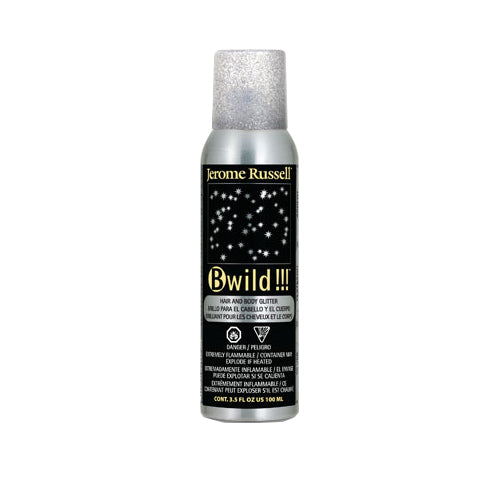 Load image into Gallery viewer, JEROME RUSSELL BWild Glitter Spray - Silver
