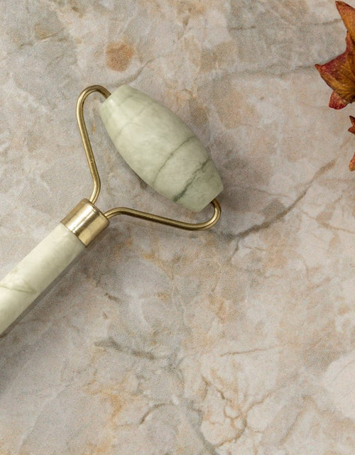 Load image into Gallery viewer, No. 13 RE-ENERGIZE - Jade Crystal Contour Sculpting Roller by Botanicary Skincare
