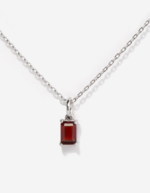 Load image into Gallery viewer, Garnet Silver Charm by Little Sky Stone
