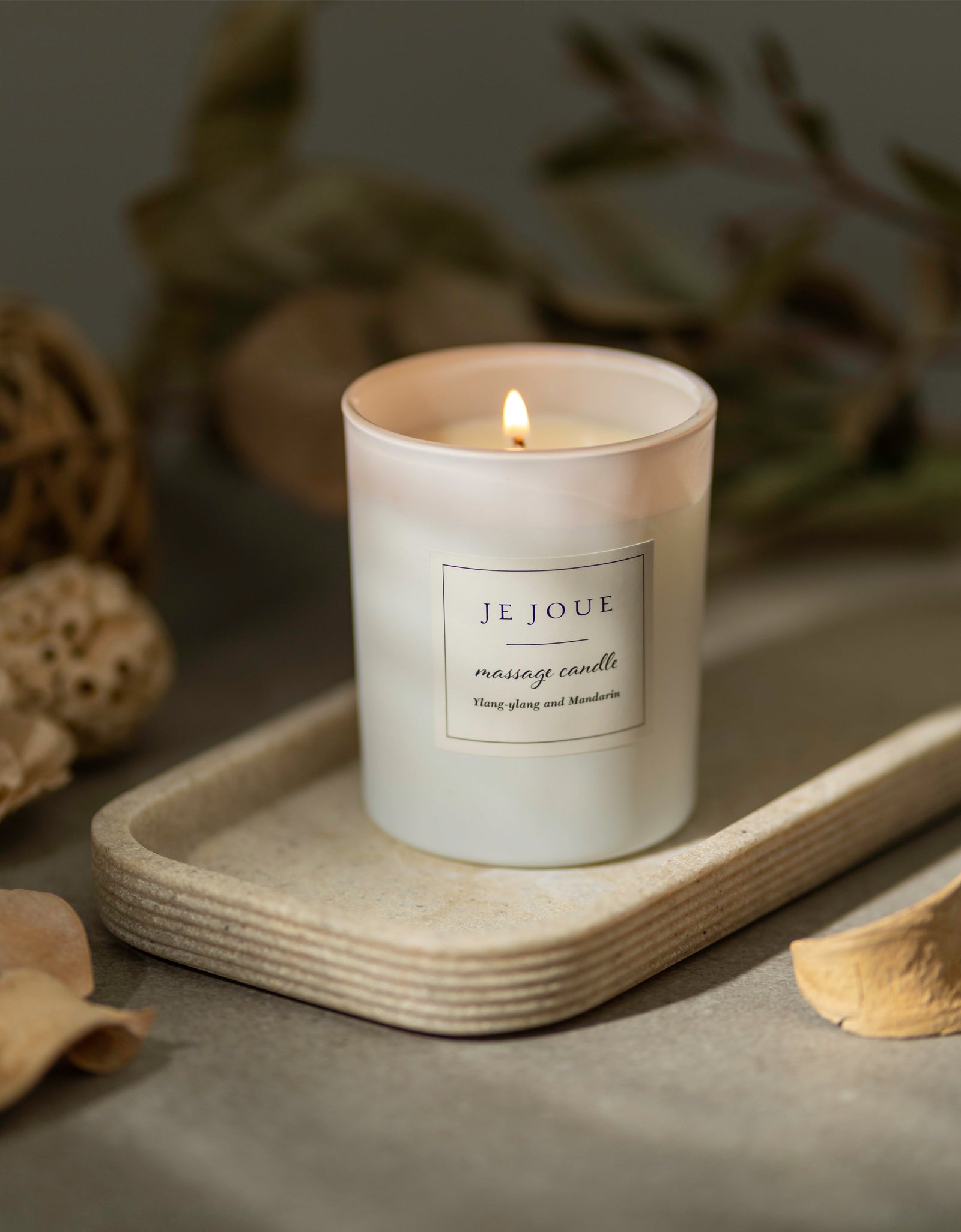 Je Joue Luxury Massage Candle - Ylang Ylang & Mandarin by Je Joue US