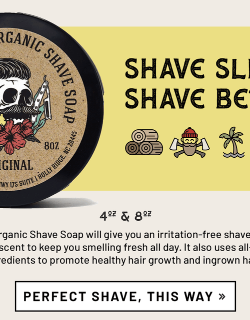 Load image into Gallery viewer, Organic Shave Soap
