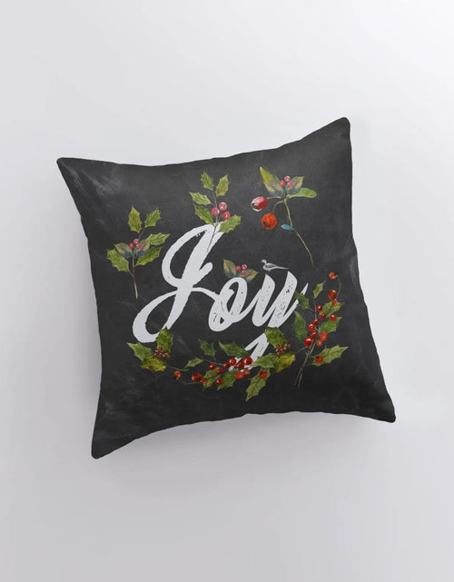 Load image into Gallery viewer, Joy Pillow Case | Throw Pillow | Joy Pillow | Home Decor | Christmas Pillow Cover | Christmas Décor | Christmas Gift | Thank you Gift by UniikPillows

