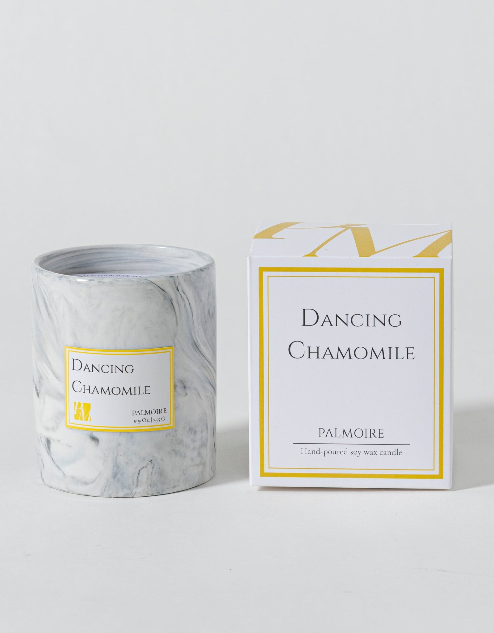 Dancing Chamomile Soy Wax Candle by PALMOIRE