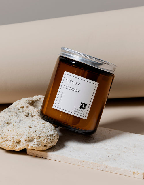 Load image into Gallery viewer, Melon Melody Soy Wax Candle by PALMOIRE
