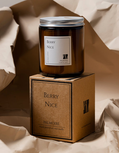 Load image into Gallery viewer, Berry Nice Soy Wax Candle by PALMOIRE
